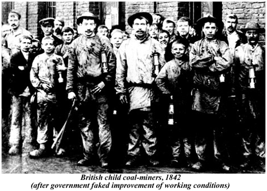 British child coal-miners 1842